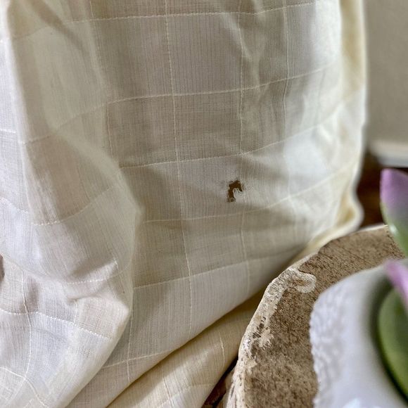 Vintage Bohemia Folk Costume Undershirt Long Shirt Slovakian Ethnic Window Pane - Picture 7 of 9